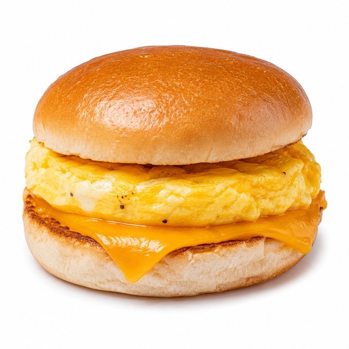 Breakfast sandwiches served warm from the truck