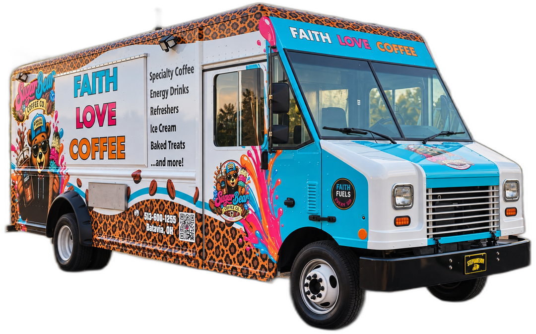 Sugar Bear Coffee Co. mobile coffee & ice cream truck